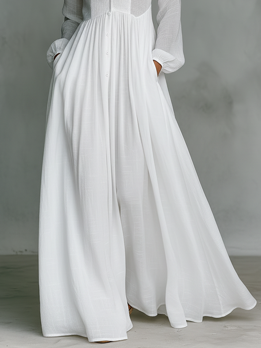 Women's Minimalist Patchwork Maxi Dress Outfit for Summer Holidays Weddings Parties and Everyday Wear