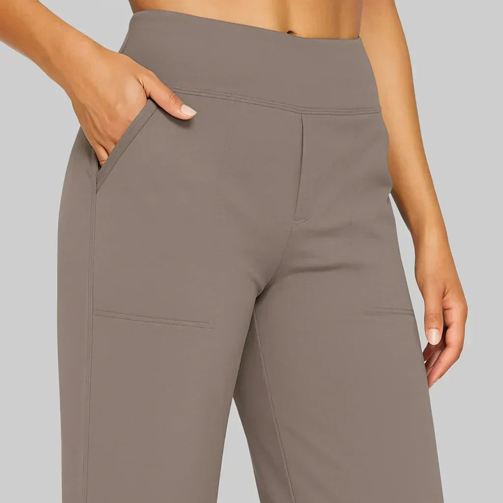 Women's High Waist Wide Leg Pants Outfit for Work Casual Days Holidays and Everyday Wear