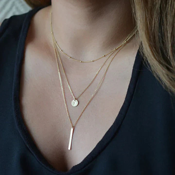 Women's Gold Necklace Statement Jewellery Jewelry Gift for Women Weddings Parties Prom and Everyday Wear