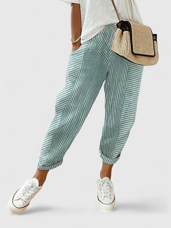 Women's Casual Chino Relaxed Fit Pants Outfit for Work Casual Days Holidays and Everyday Wear