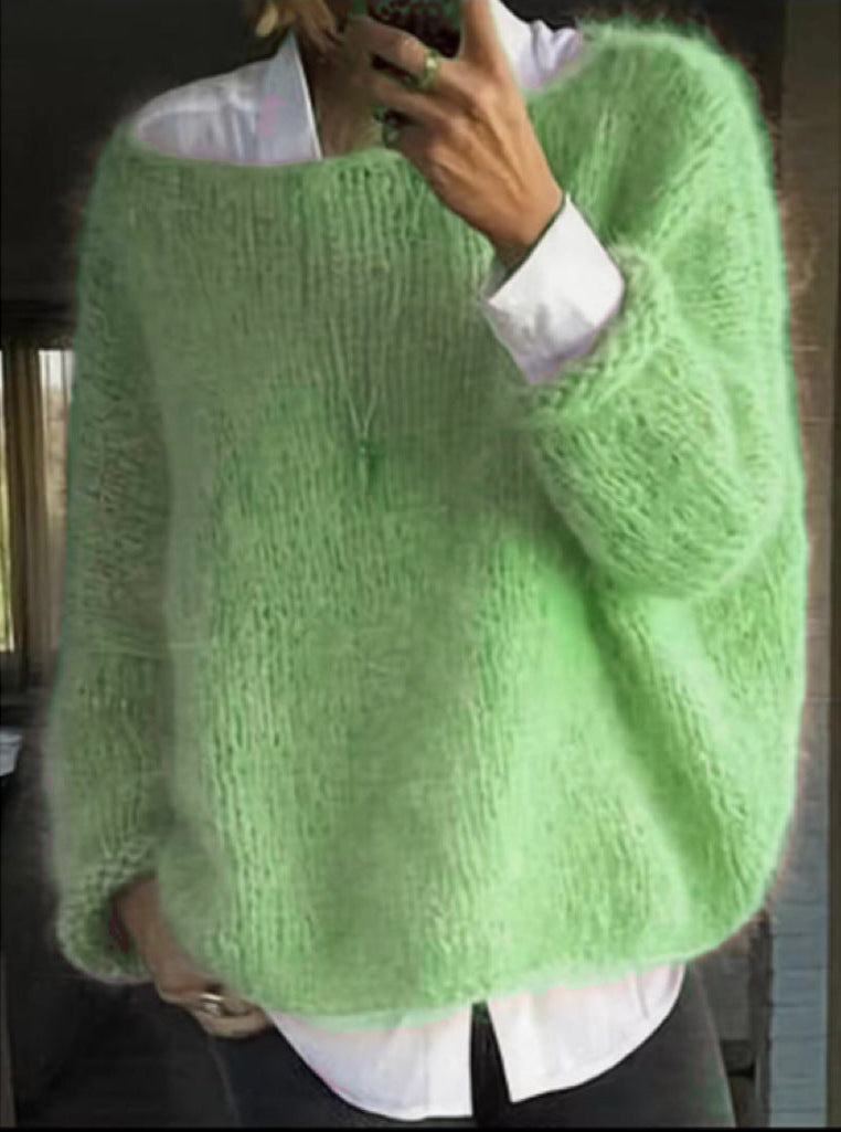 Women's Casual Relaxed Sweater Knitwear for Autumn Winter Layering Cosy Days and Everyday Wear