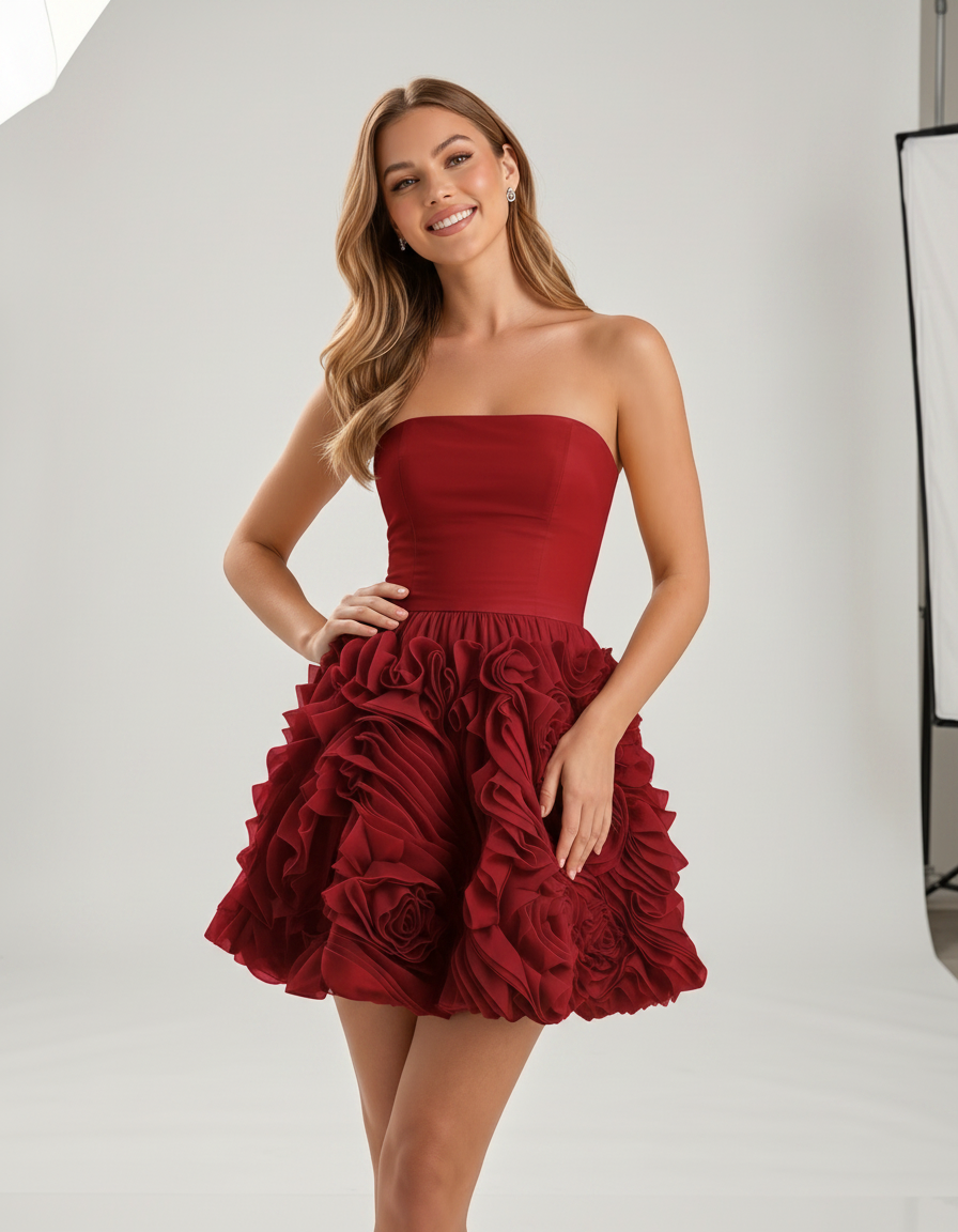 Women's Floral Mini Dress Outfit for Summer Holidays Weddings Parties and Everyday Wear