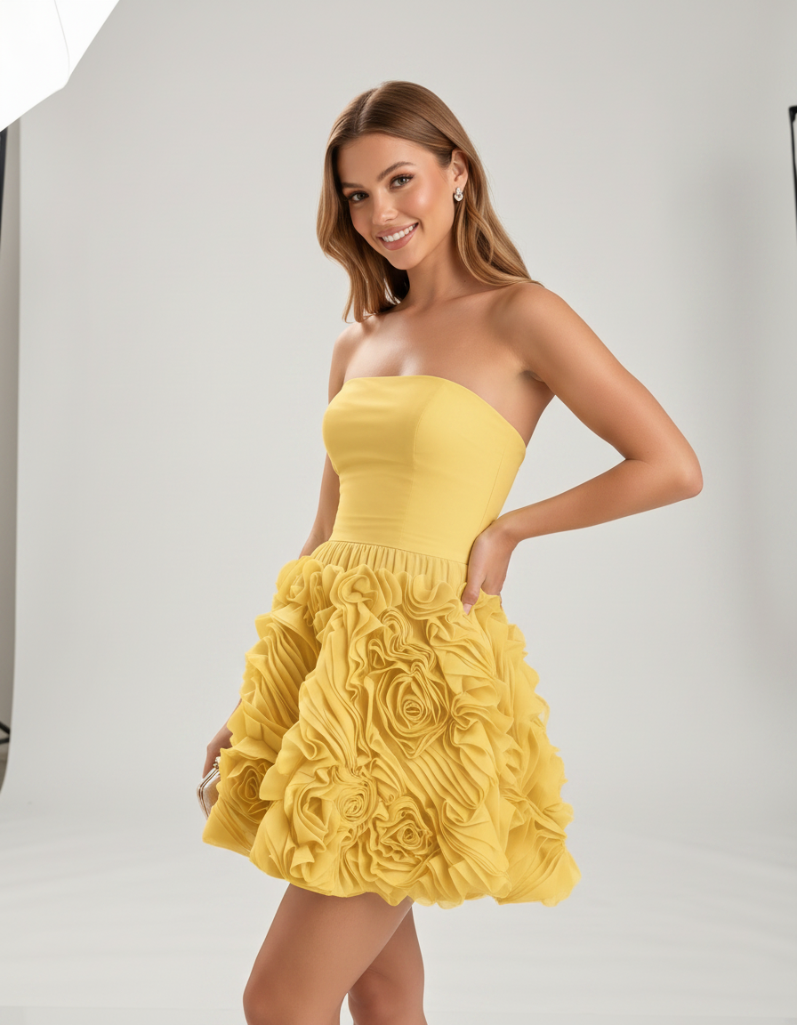 Women's Floral Mini Dress Outfit for Summer Holidays Weddings Parties and Everyday Wear