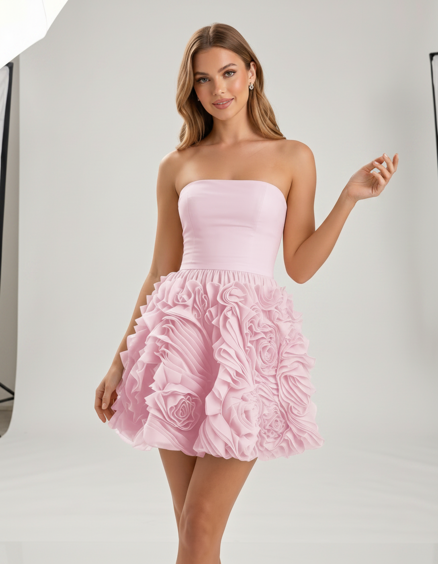 Women's Floral Mini Dress Outfit for Summer Holidays Weddings Parties and Everyday Wear