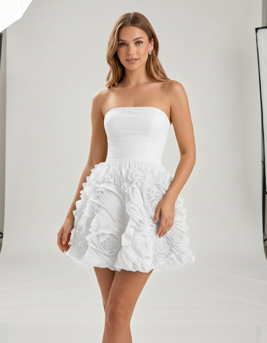Women's Floral Mini Dress Outfit for Summer Holidays Weddings Parties and Everyday Wear
