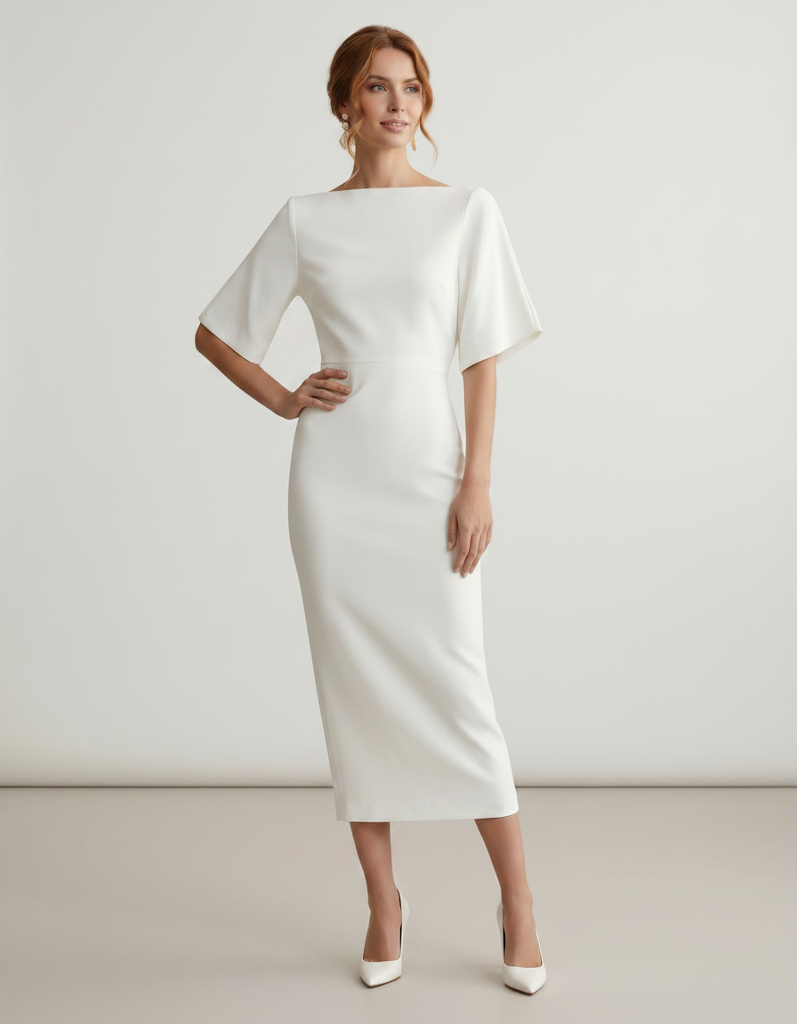 Women’s Elegant Floral Dress | Midi