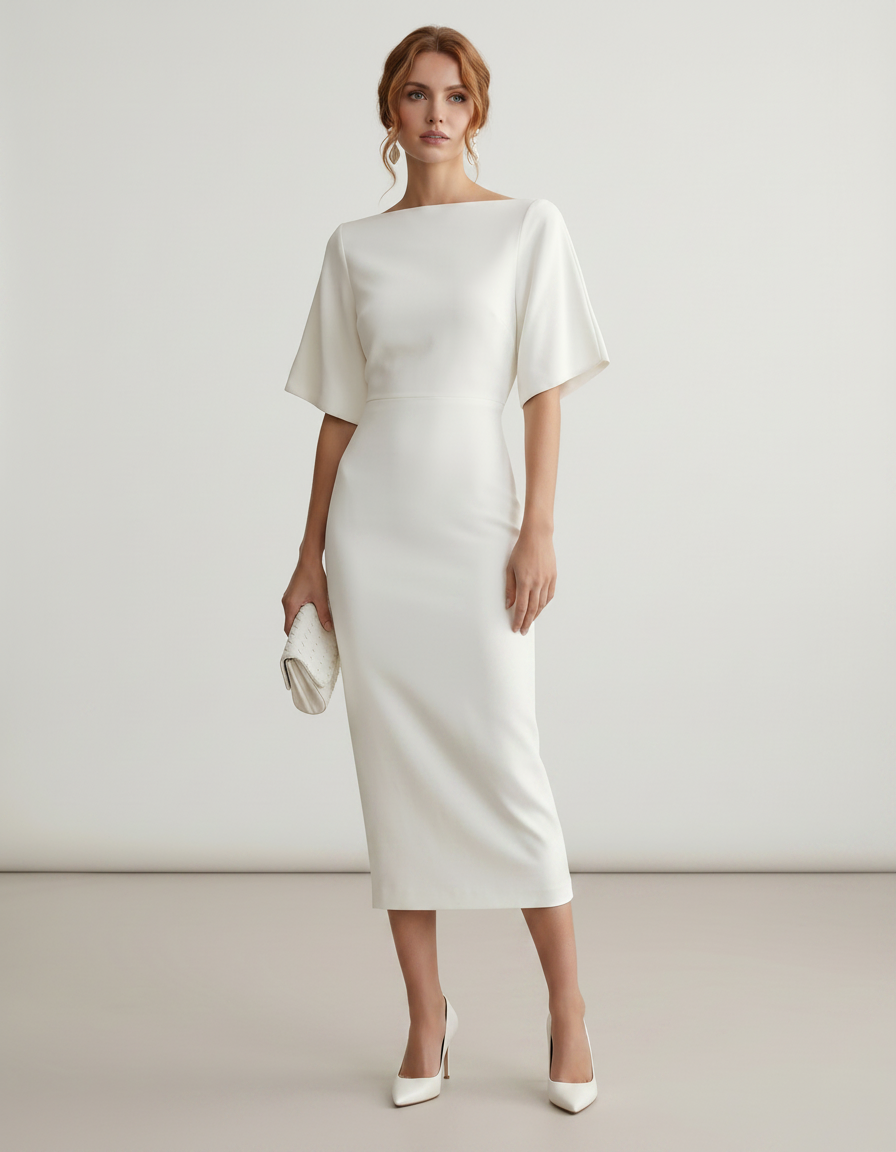 Women’s Elegant Floral Dress | Midi