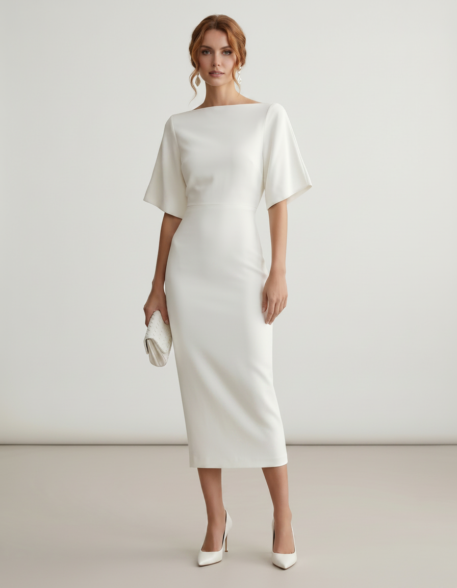 Women’s Elegant Floral Dress | Midi