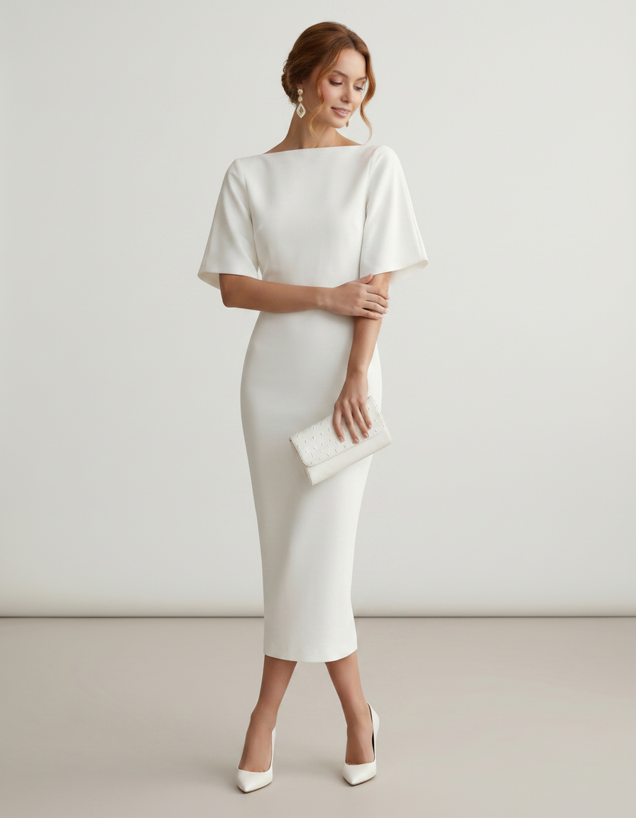 Women’s Elegant Floral Dress | Midi
