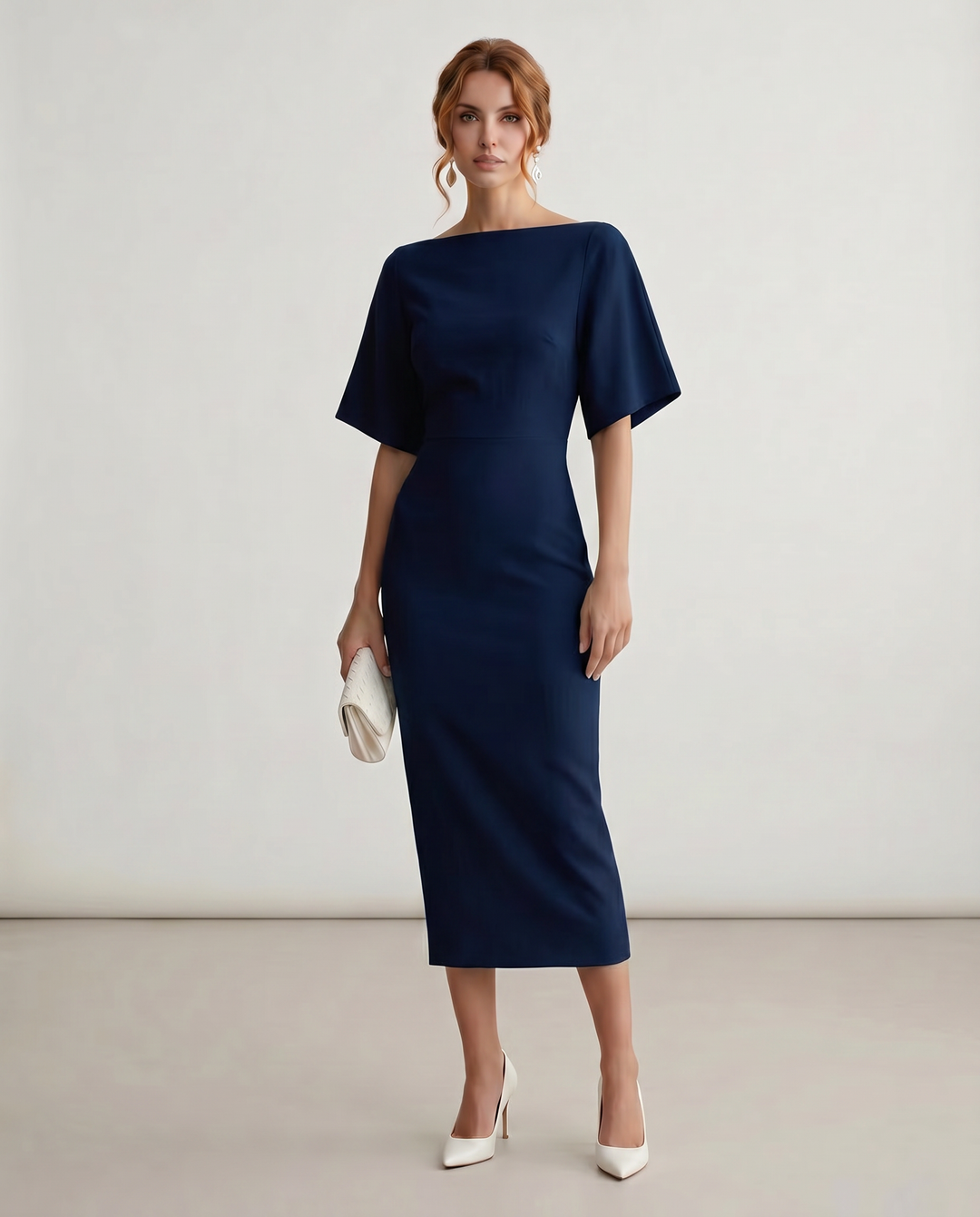 Women’s Elegant Floral Dress | Midi