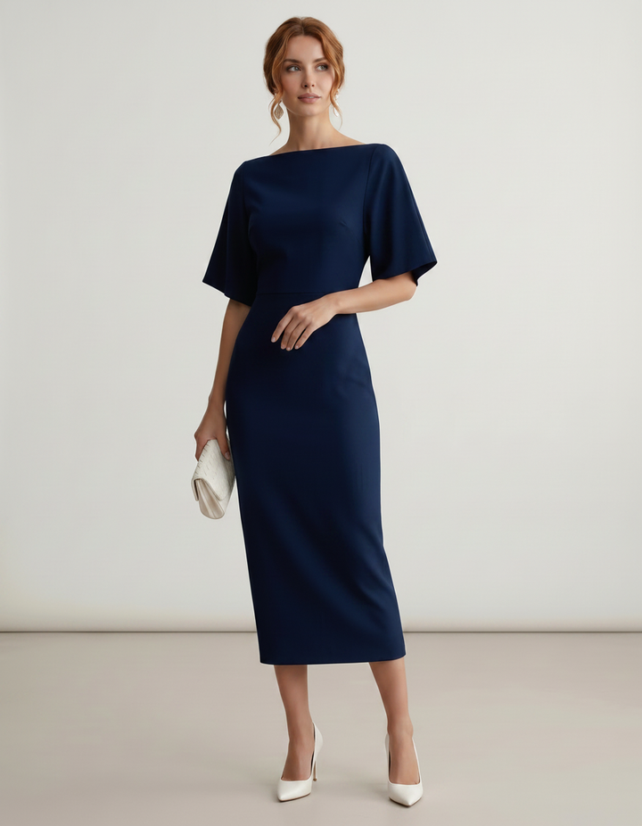 Women’s Elegant Floral Dress | Midi