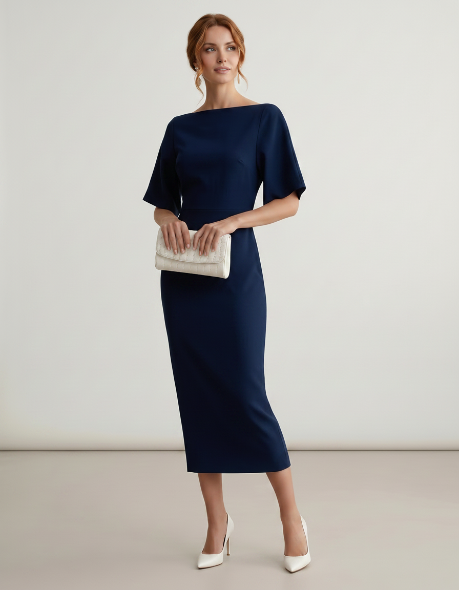 Women’s Elegant Floral Dress | Midi