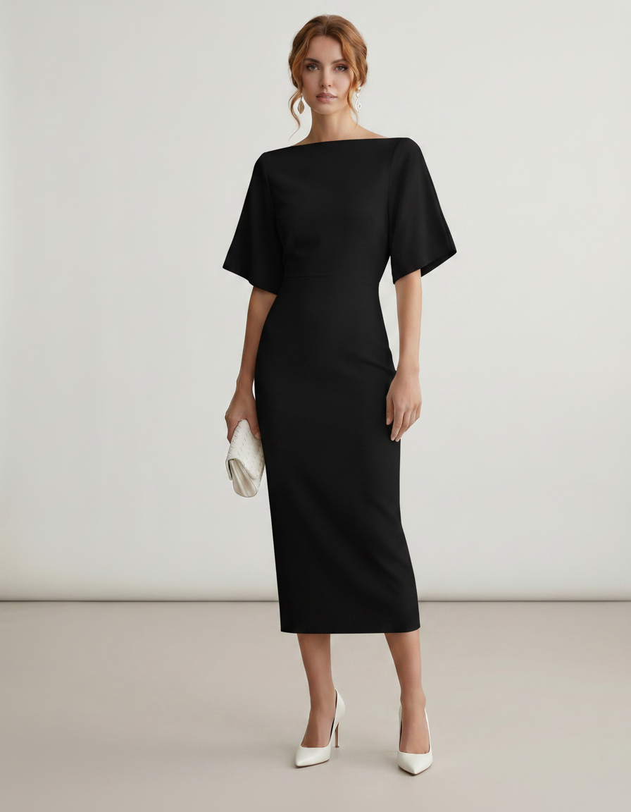 Women’s Elegant Floral Dress | Midi