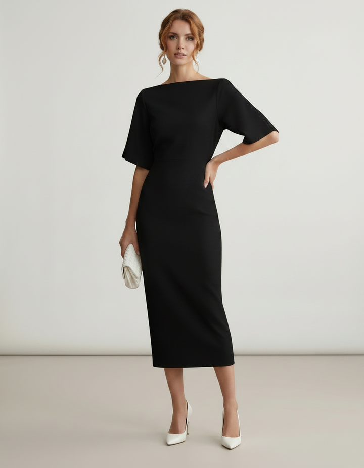 Women’s Elegant Floral Dress | Midi