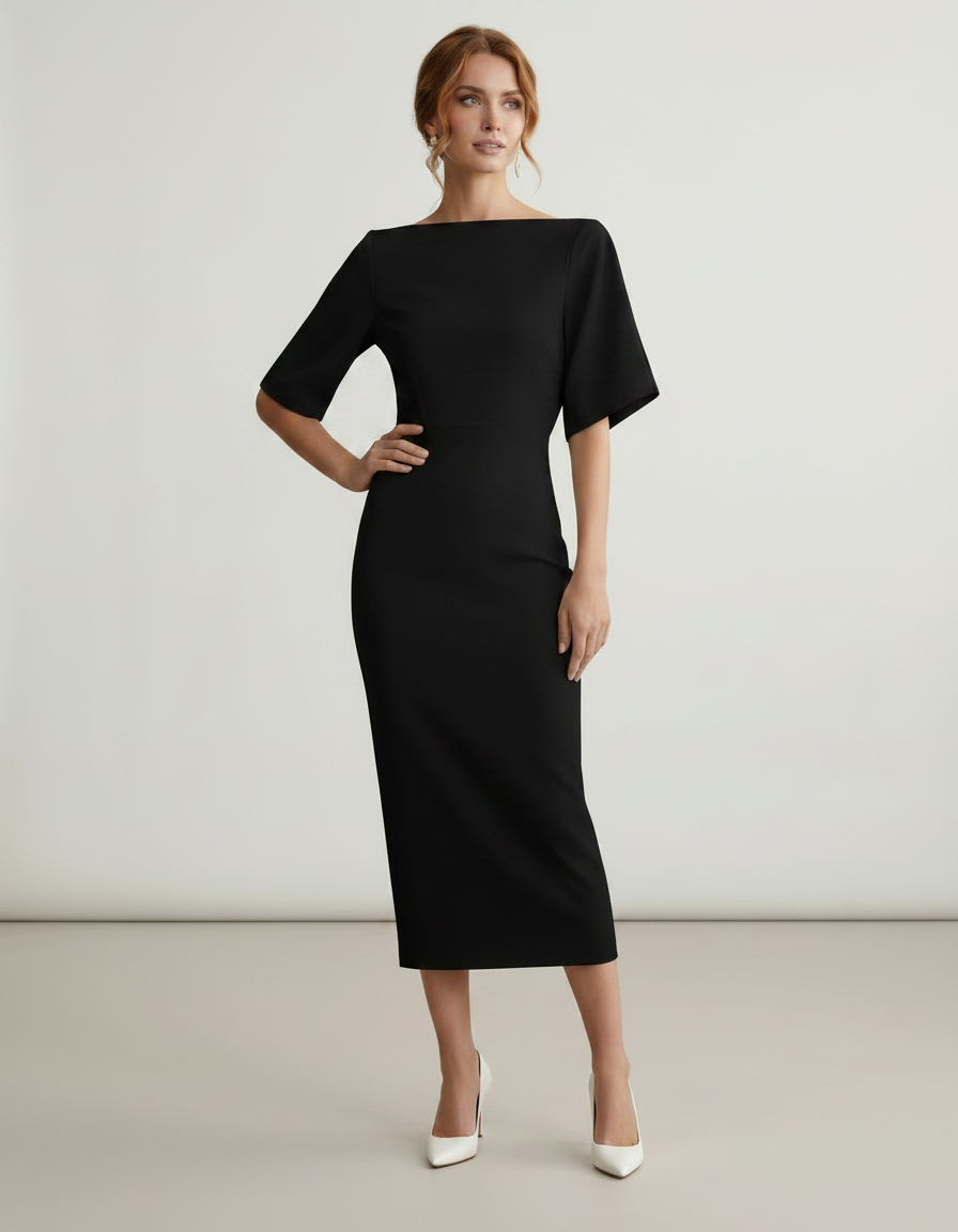 Women’s Elegant Floral Dress | Midi