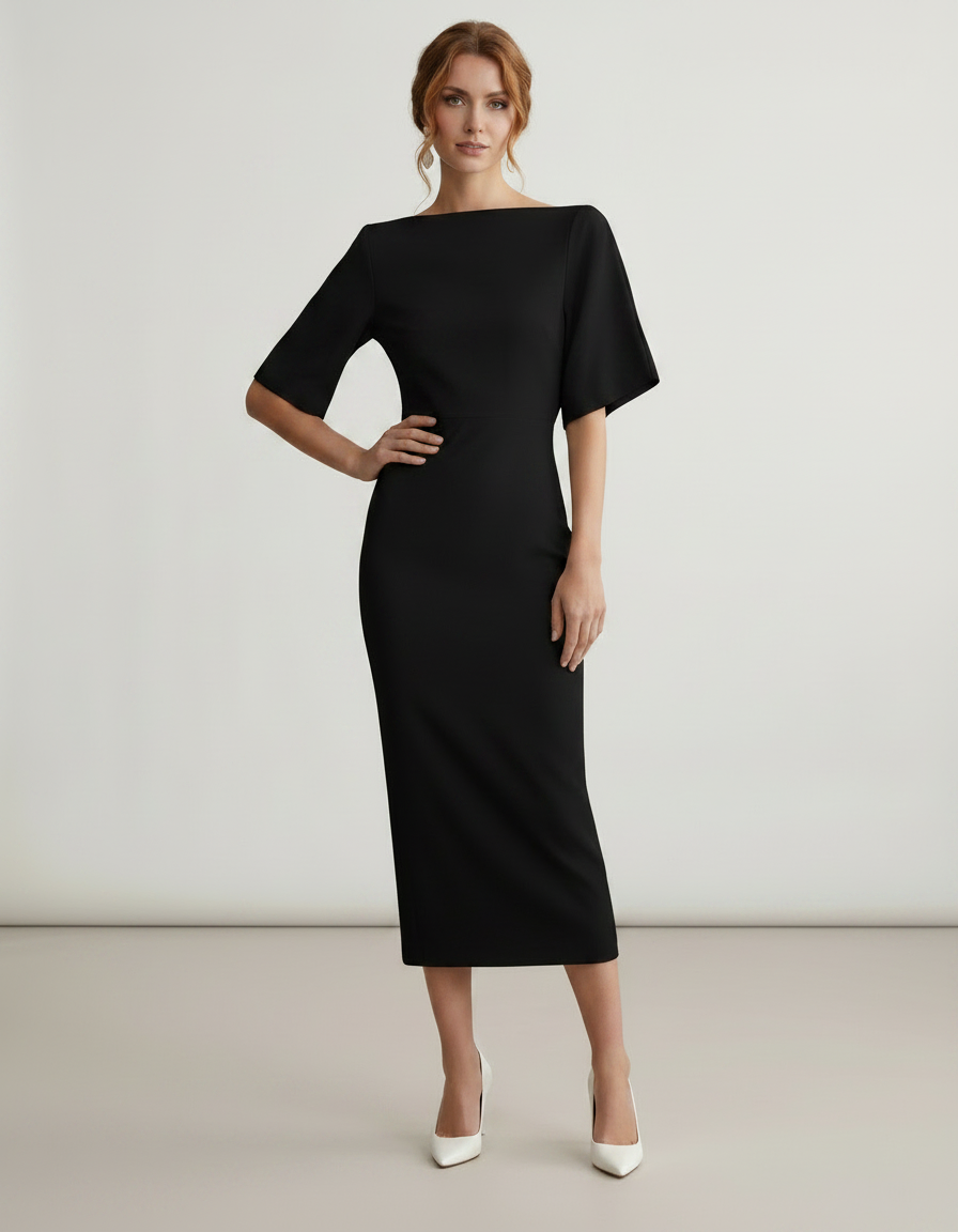 Women’s Elegant Floral Dress | Midi