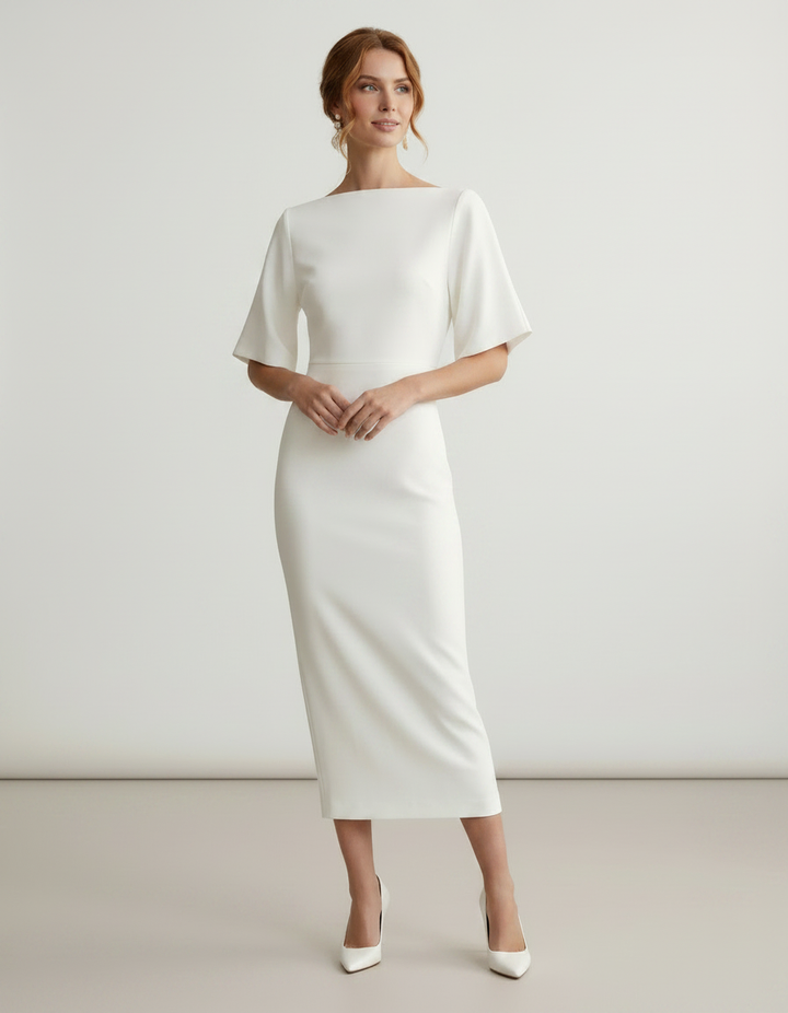 Women’s Elegant Floral Dress | Midi