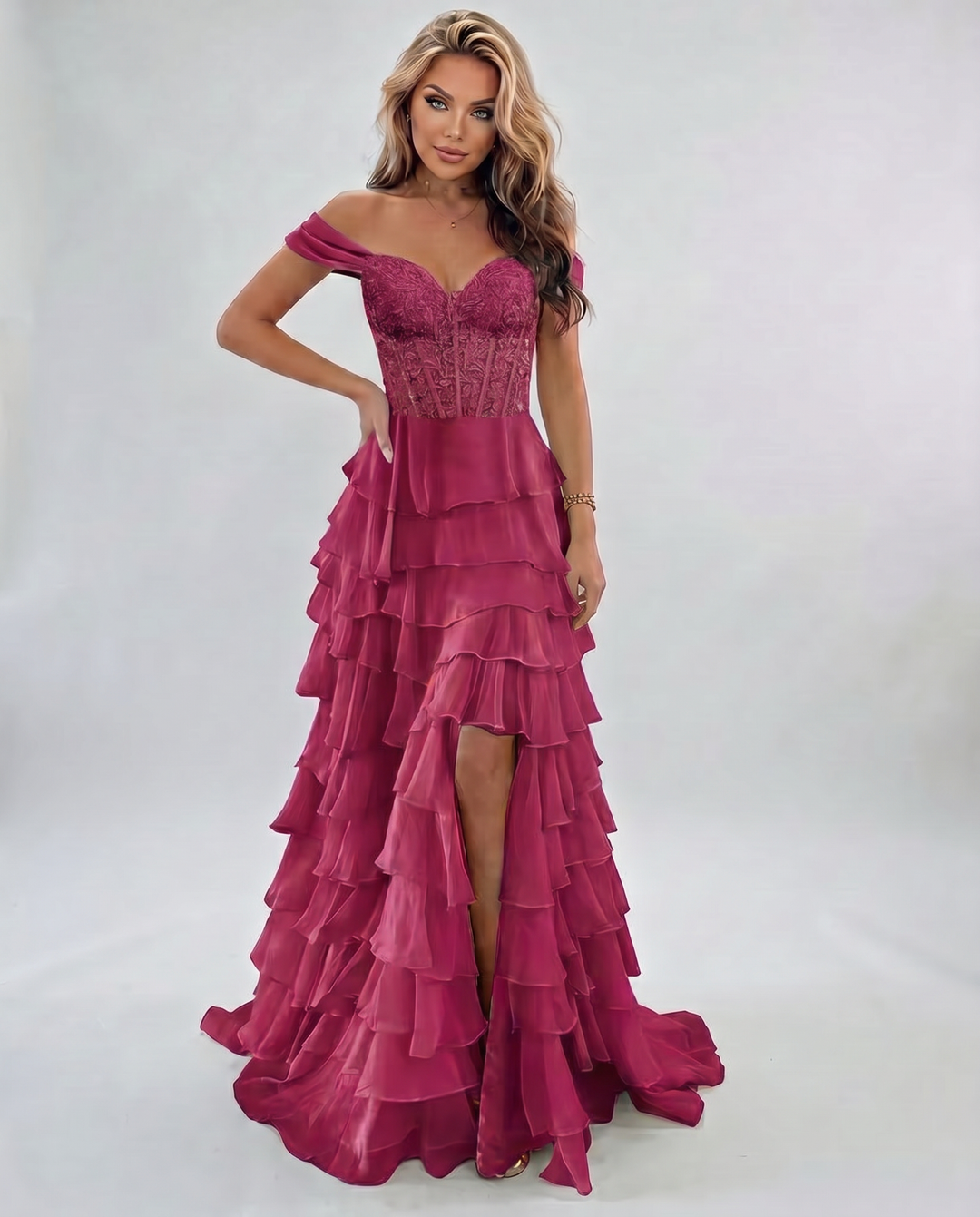 Women’s Elegant Floral Maxi Dress | Vibrant