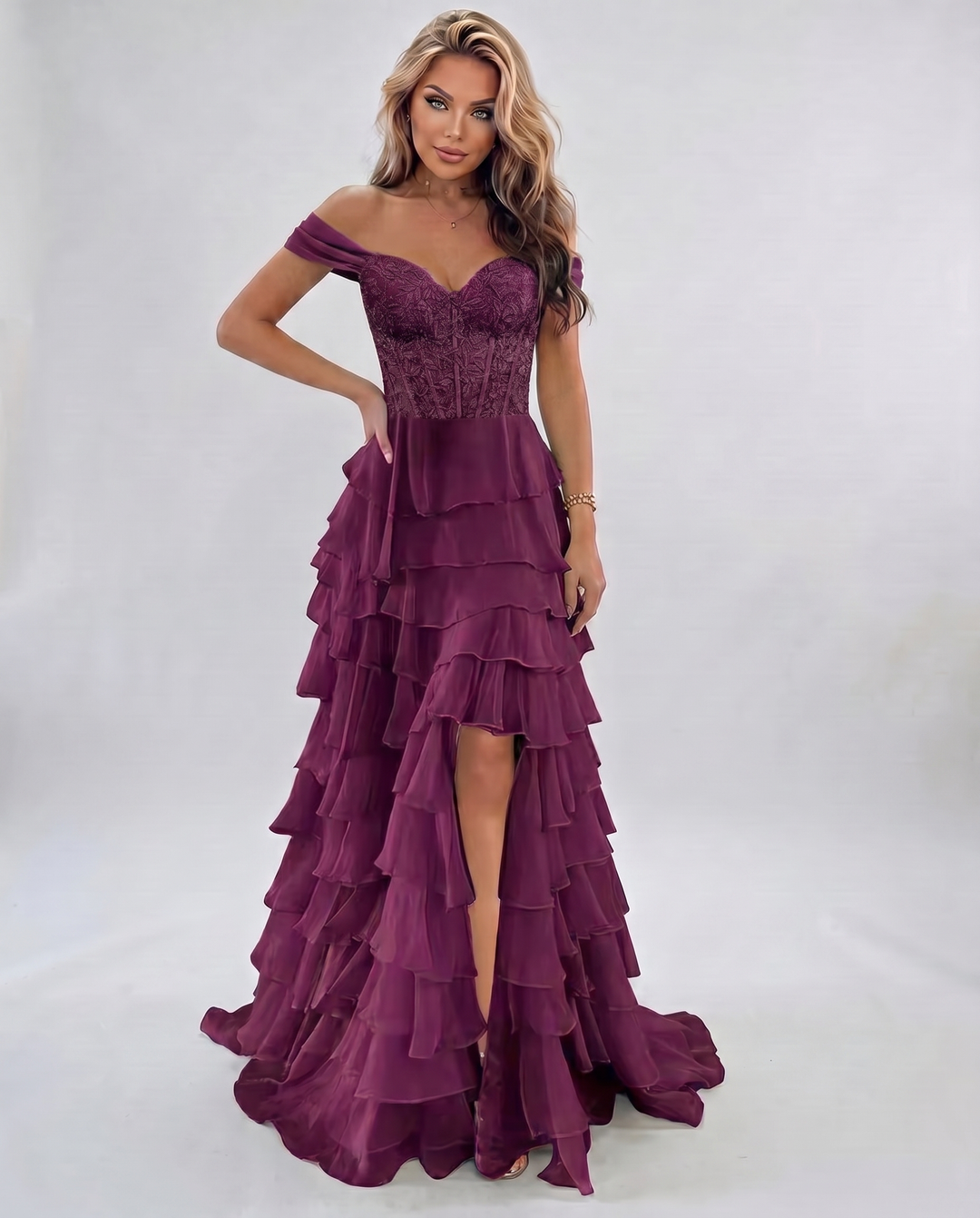 Women’s Elegant Floral Maxi Dress | Vibrant