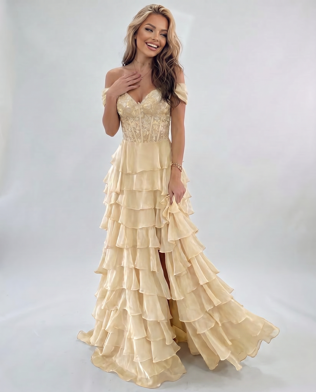Women’s Elegant Floral Maxi Dress | Vibrant