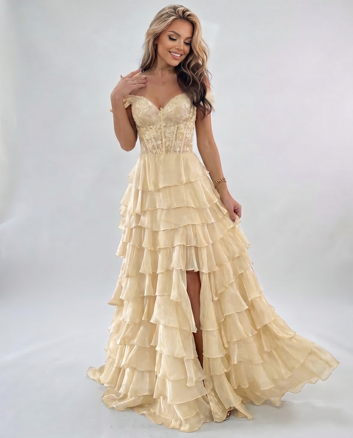 Women’s Elegant Floral Maxi Dress | Vibrant
