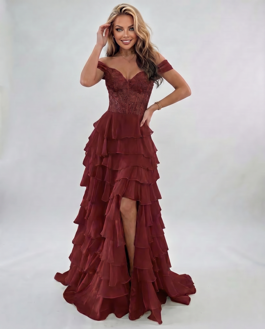 Women’s Elegant Floral Maxi Dress | Vibrant