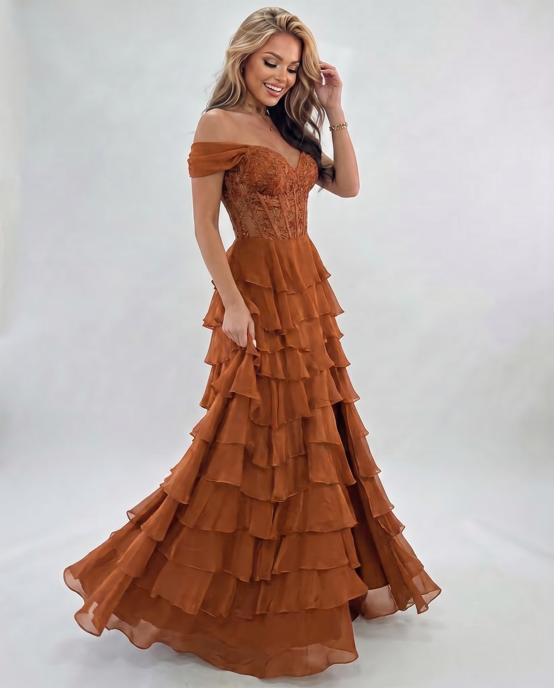 Women’s Elegant Floral Maxi Dress | Vibrant