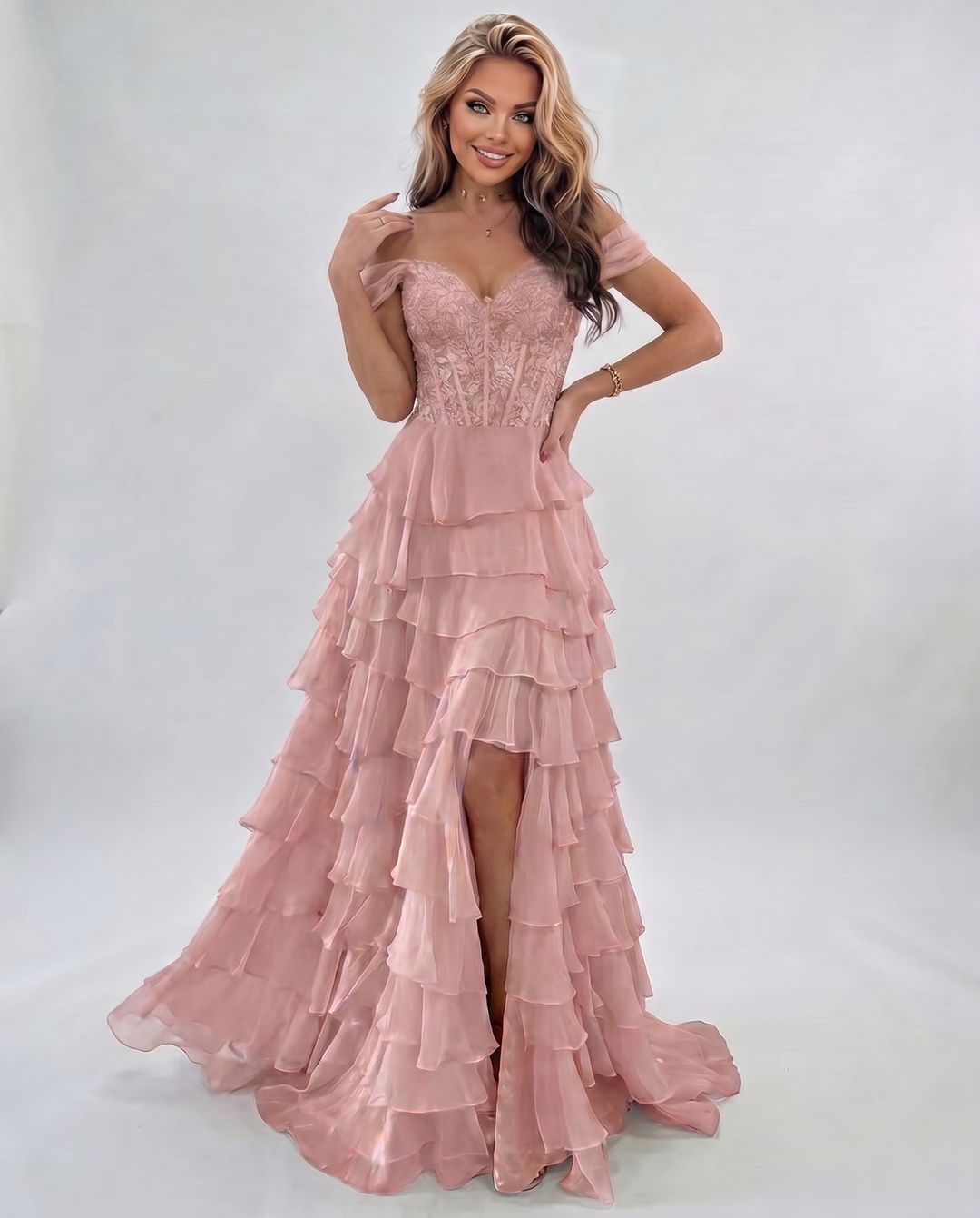 Women’s Elegant Floral Maxi Dress | Vibrant