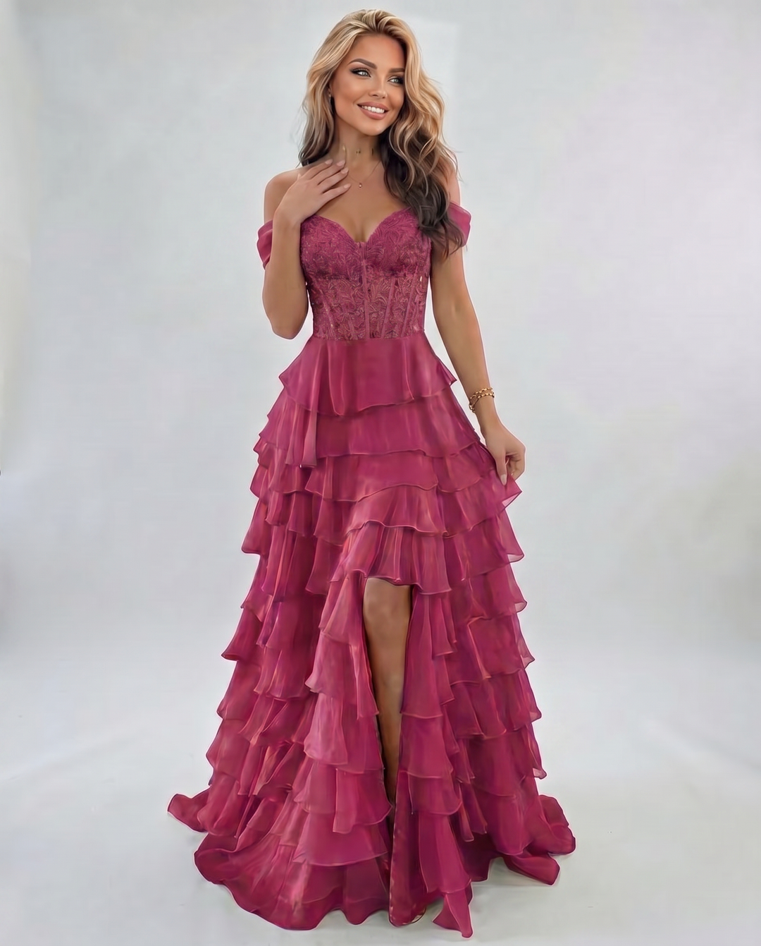 Women’s Elegant Floral Maxi Dress | Vibrant