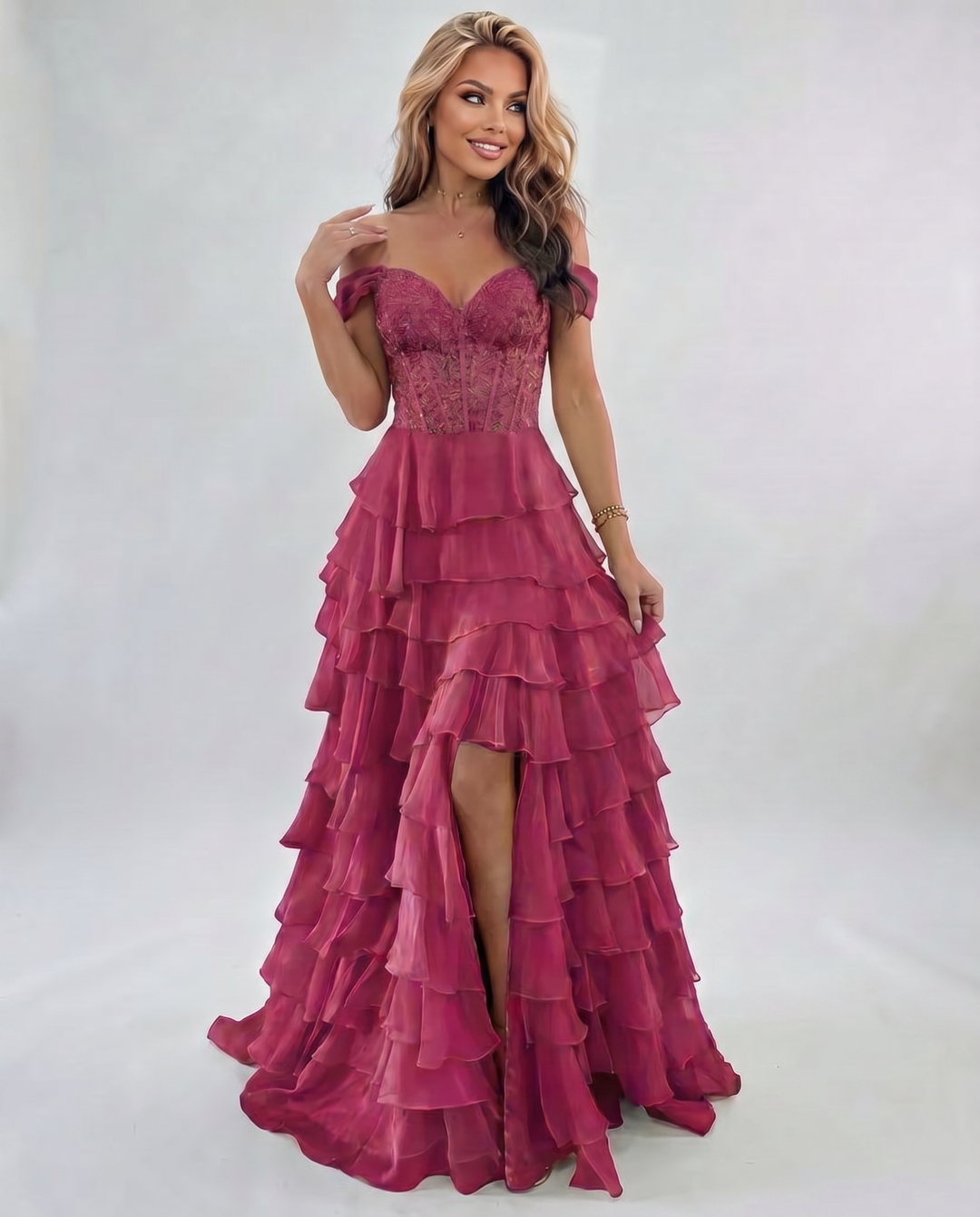 Women’s Elegant Floral Maxi Dress | Vibrant
