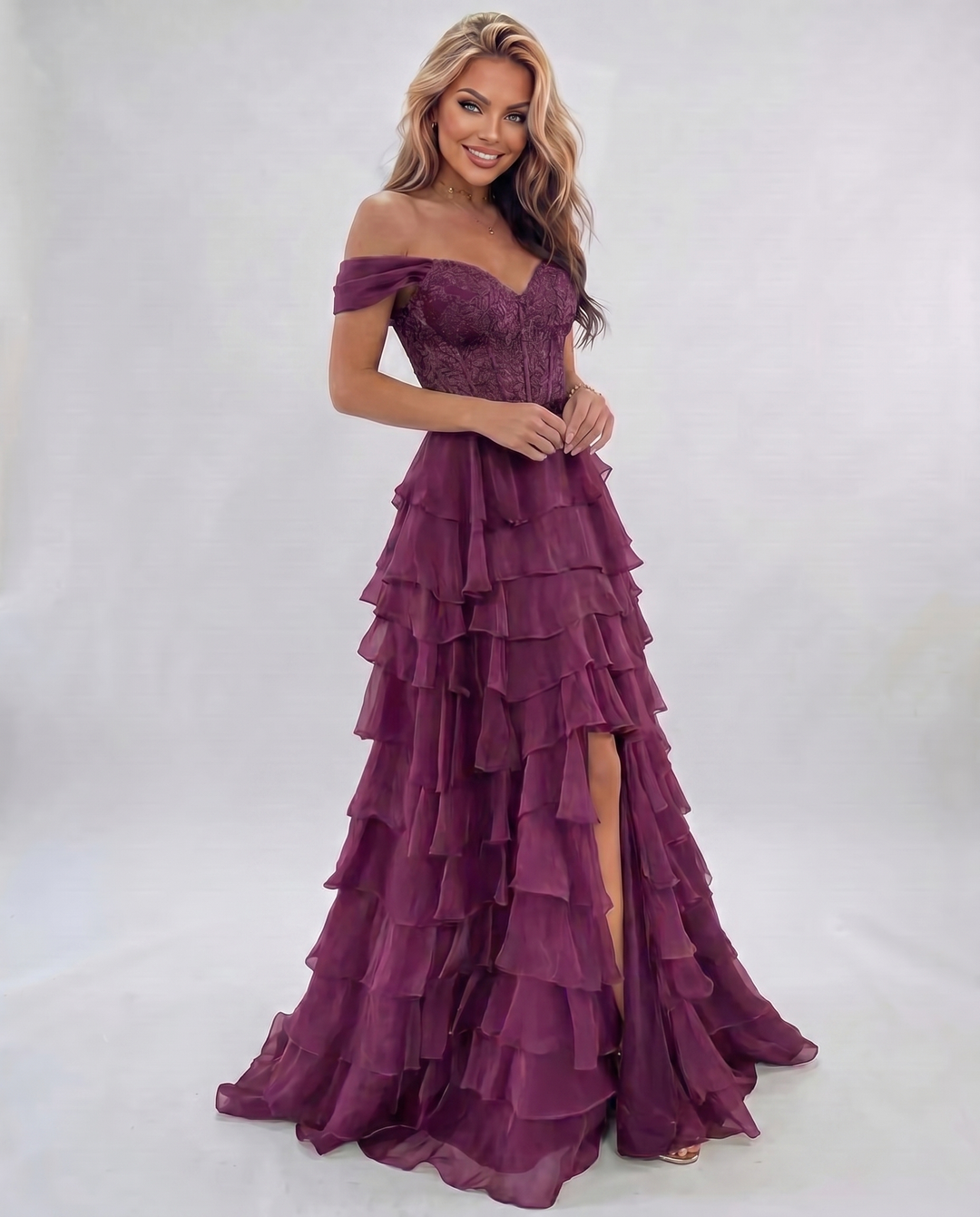 Women’s Elegant Floral Maxi Dress | Vibrant