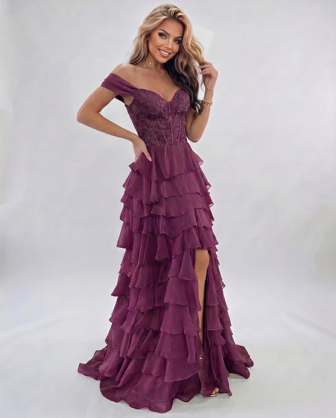 Women’s Elegant Floral Maxi Dress | Vibrant