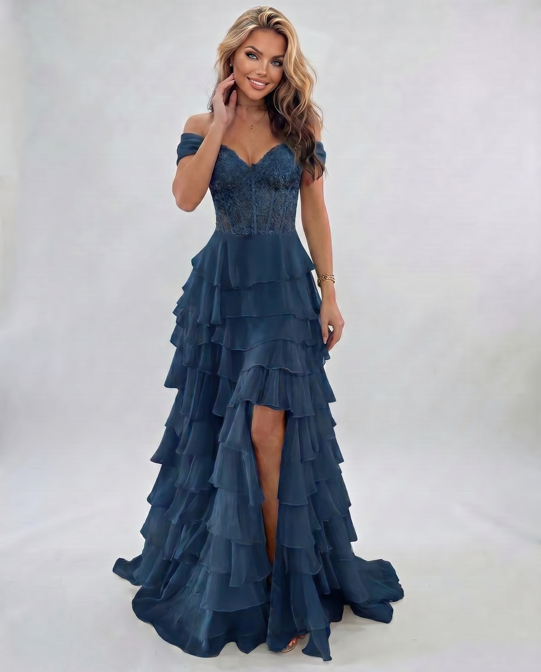 Women’s Elegant Floral Maxi Dress | Vibrant