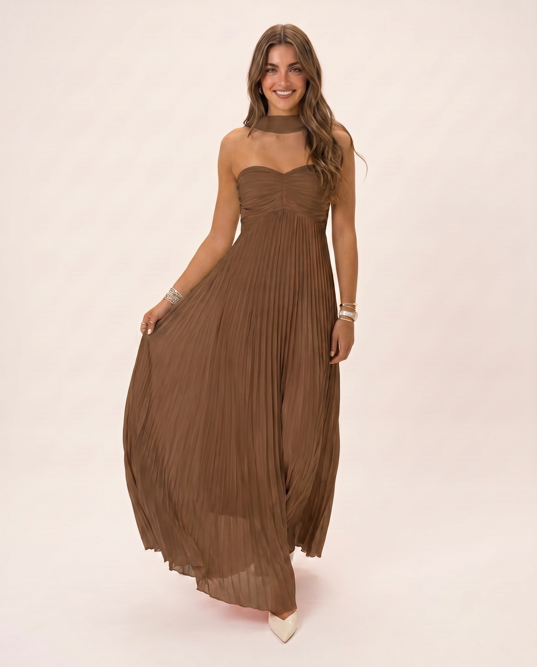 Women’s Elegant Floral Maxi Dress | Long