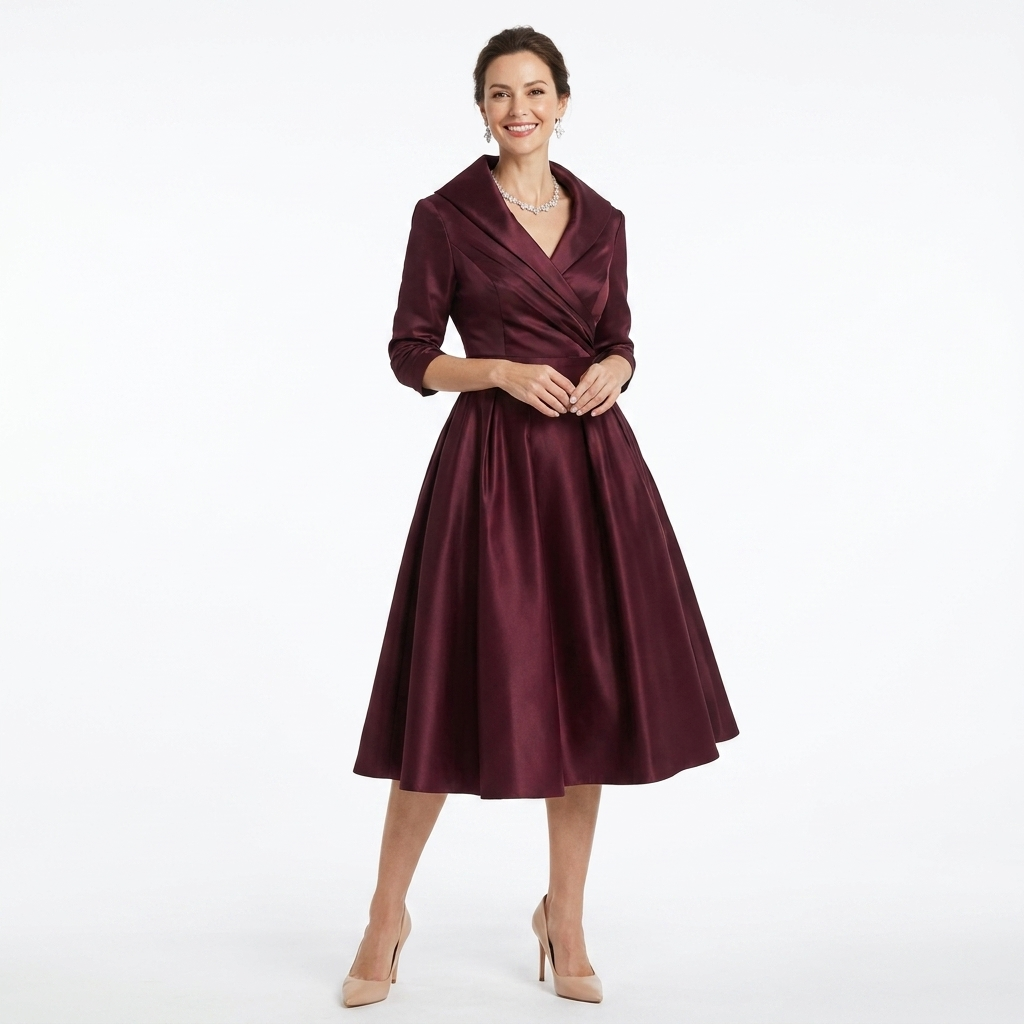 Women's Flattering Midi Dress Outfit for Summer Holidays Weddings Parties and Everyday Wear