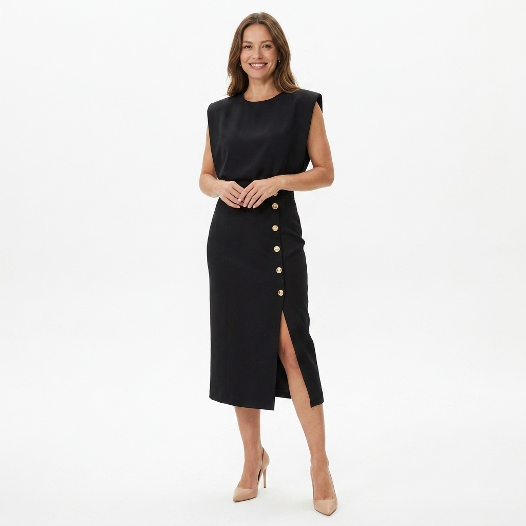 Women's Flattering Midi Dress Outfit for Summer Holidays Weddings Parties and Everyday Wear