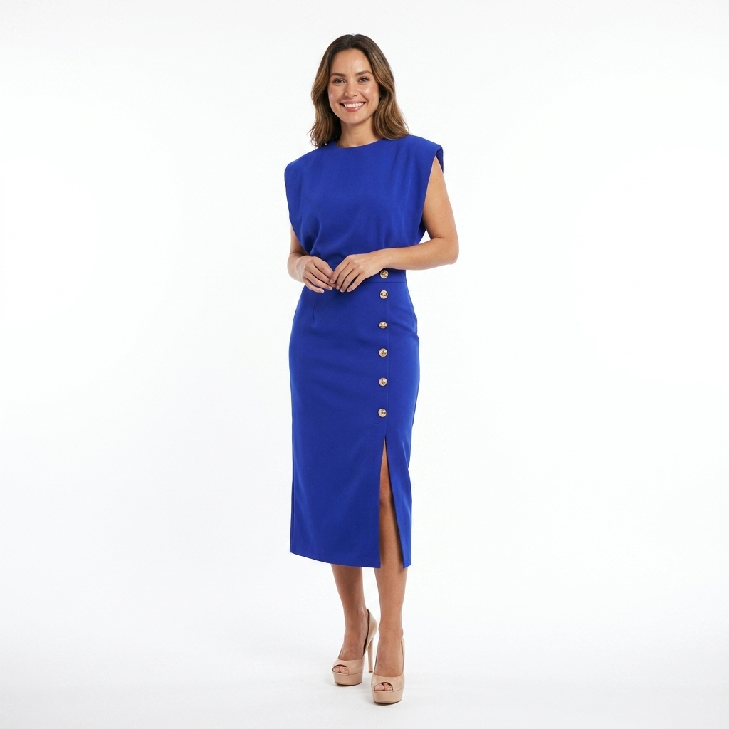 Women's Flattering Midi Dress Outfit for Summer Holidays Weddings Parties and Everyday Wear