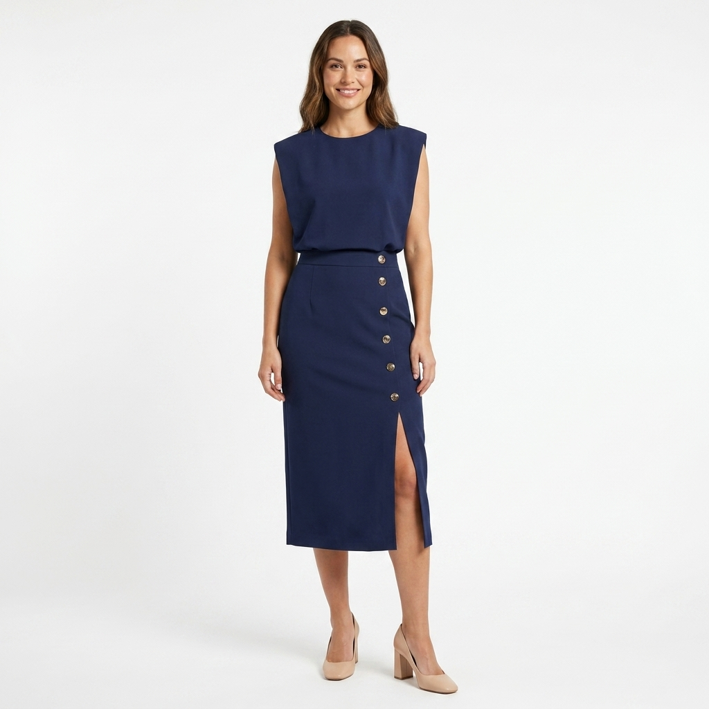 Women's Flattering Midi Dress Outfit for Summer Holidays Weddings Parties and Everyday Wear