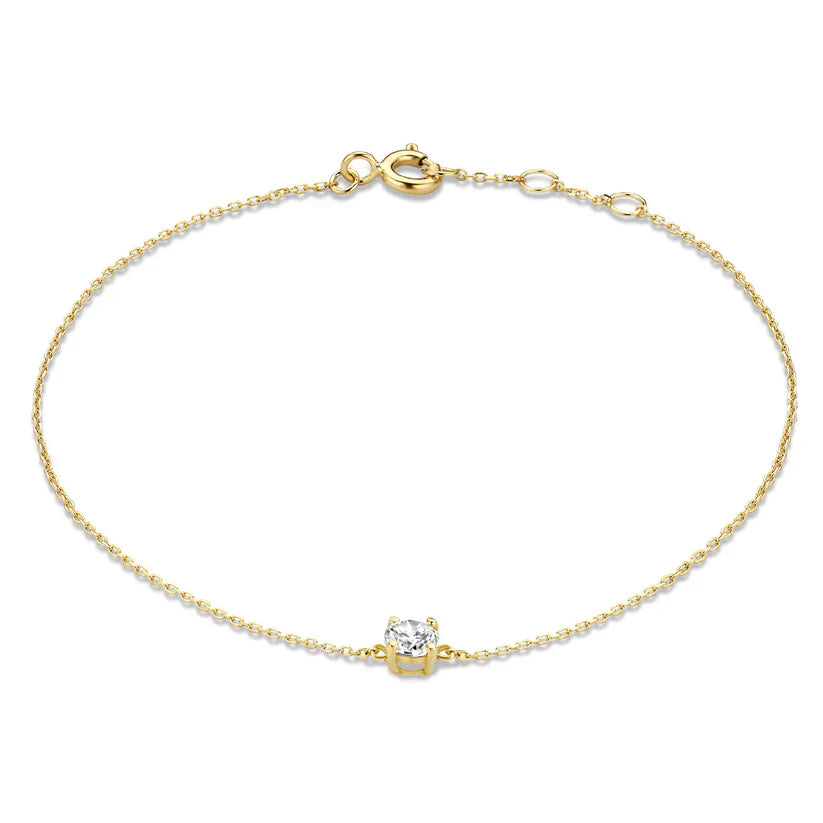 Women's Gold Moissanite Bracelet Statement Jewellery Jewelry Gift for Women Weddings Parties Prom and Everyday Wear
