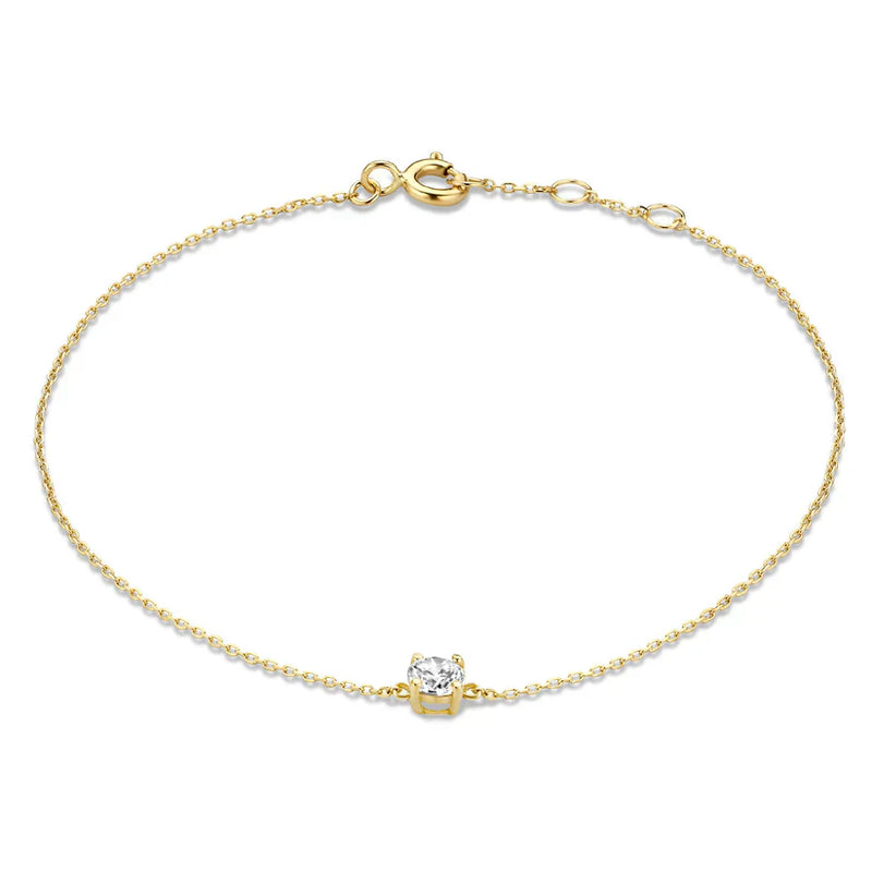 Women's Gold Moissanite Bracelet Statement Jewellery Jewelry Gift for Women Weddings Parties Prom and Everyday Wear