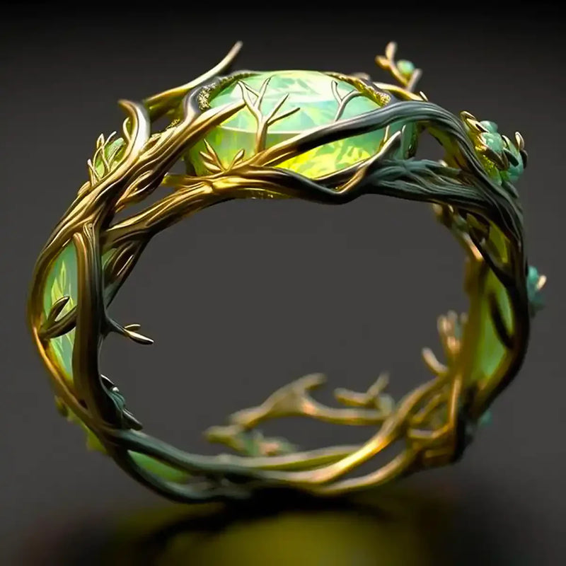 Women's Gold Floral Ring Statement Jewellery Jewelry Gift for Women Weddings Parties Prom and Everyday Wear