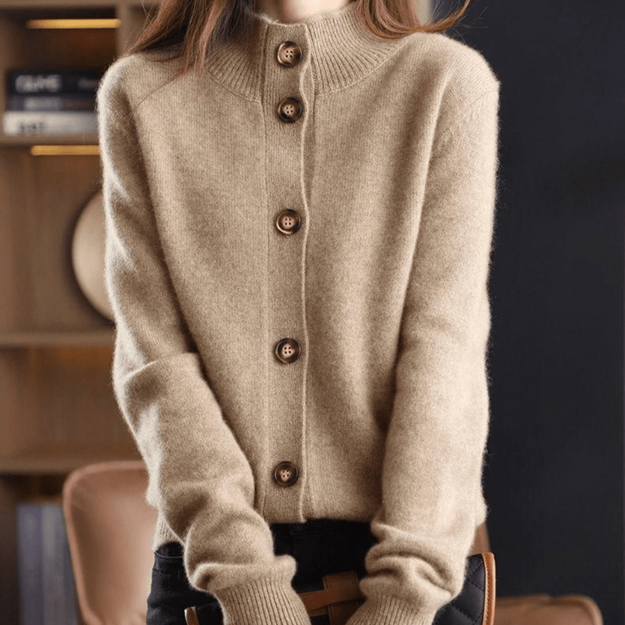 Women's Chic Cardigan Open Front Long Sleeve Stylish Layering Casual