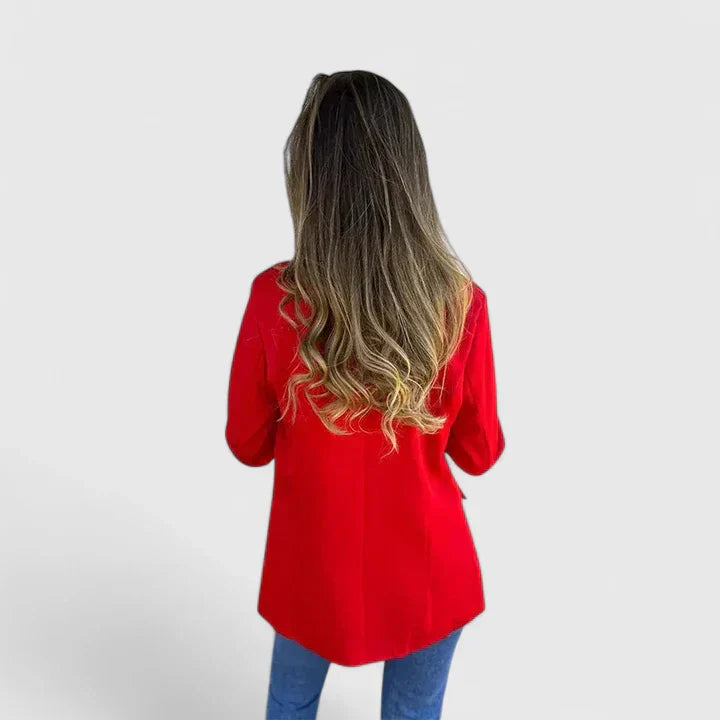 Women's Tailored Blazer Layering Outerwear for Work Autumn Winter and Everyday Wear