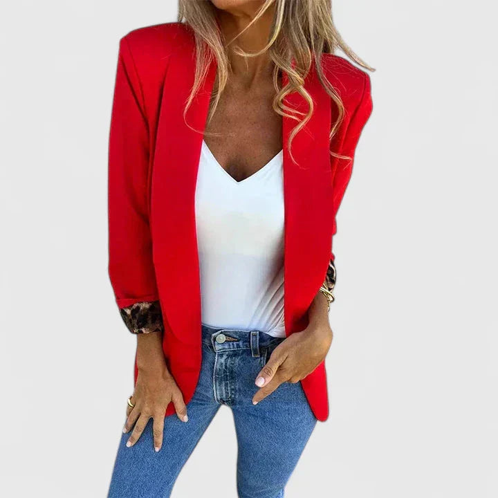 Women's Tailored Blazer Layering Outerwear for Work Autumn Winter and Everyday Wear