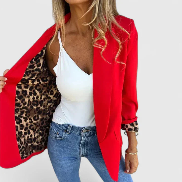 Women's Tailored Blazer Layering Outerwear for Work Autumn Winter and Everyday Wear