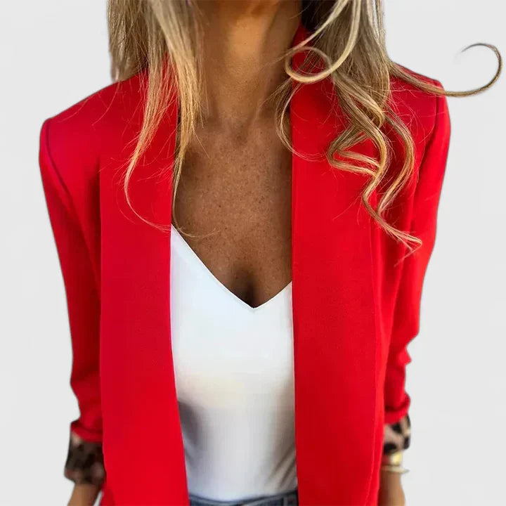 Women's Tailored Blazer Layering Outerwear for Work Autumn Winter and Everyday Wear