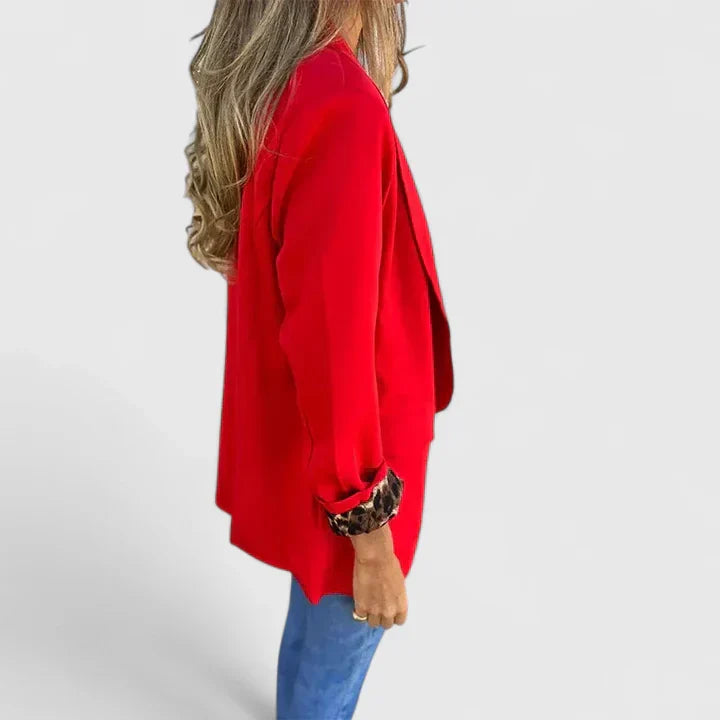 Women's Tailored Blazer Layering Outerwear for Work Autumn Winter and Everyday Wear