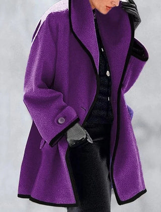 Women's Oversized Trench Coat Relaxed Fit Long Sleeve Open Front Casual
