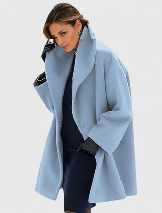 Women's Elegant Overcoat Tailored Fit Long Sleeve Classic Styling Everyday