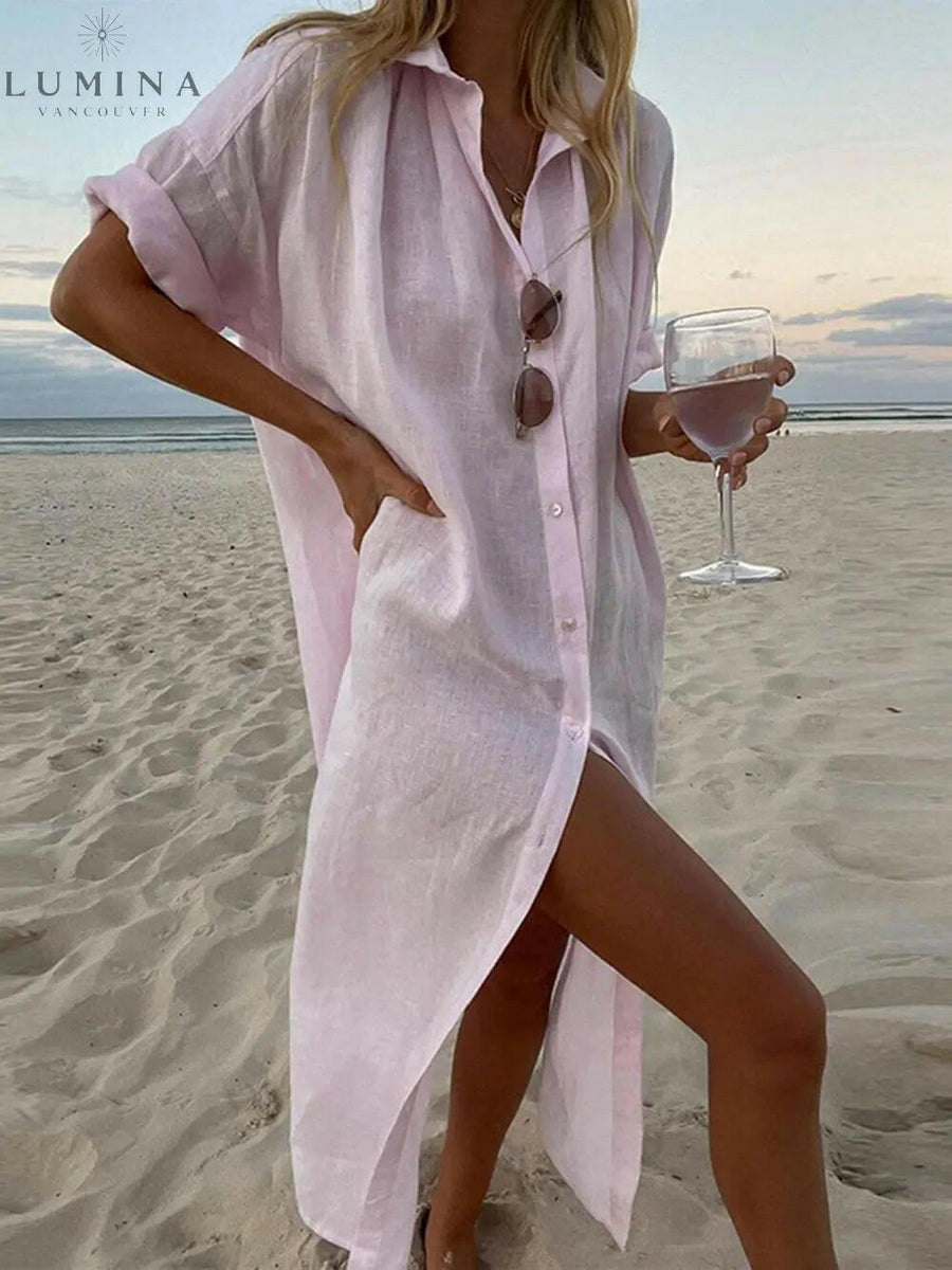 Women's Loose Cover Up Dress Outfit for Summer Holidays Weddings Parties and Everyday Wear